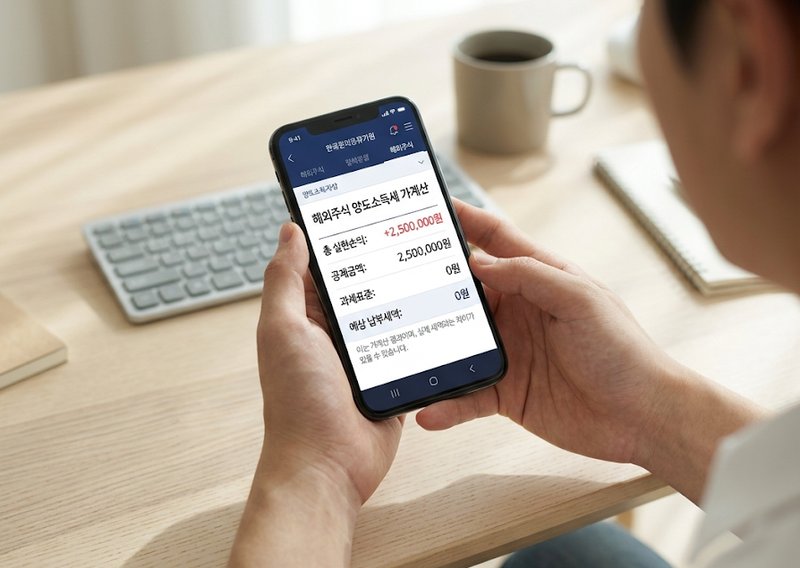 해외주식 양도소득세 계산기