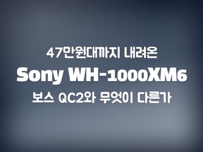 소니 WH-1000XM6
