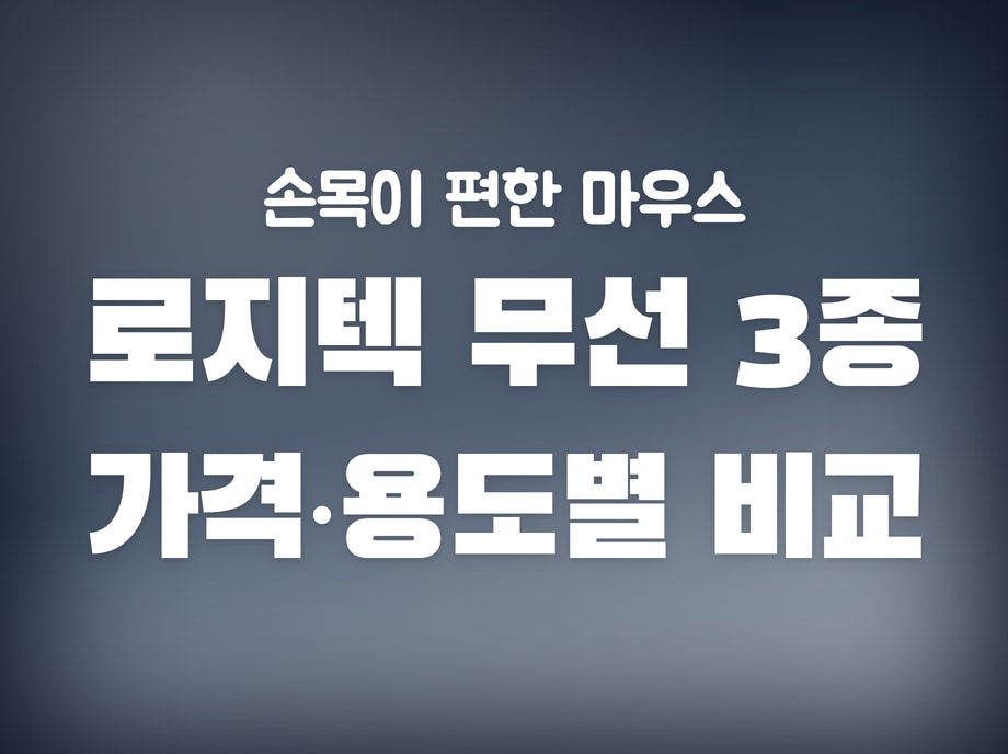 로지텍 무선 마우스